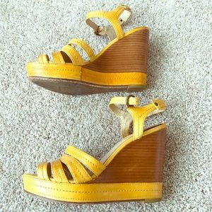 Frye wedge sandals